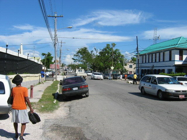 Main road in Savanna-la-Mar