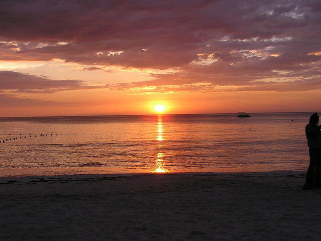 Sunset from Rondel Village 4/22/04