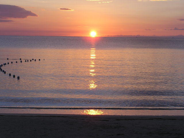 Sunset from the Boat Bar 4/25/04