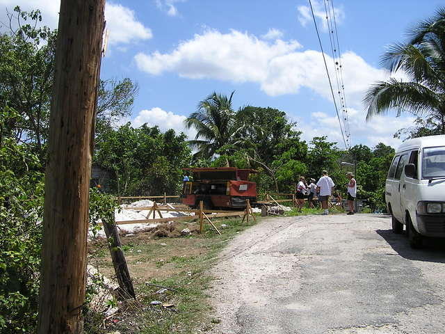 APRIL 29, 2004....foundation work has started