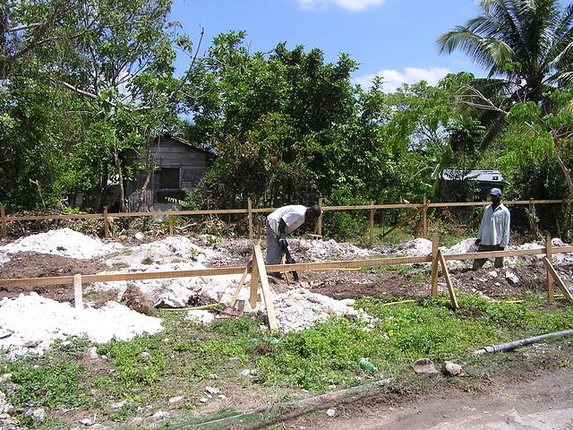 Jack hammers - Foundation work