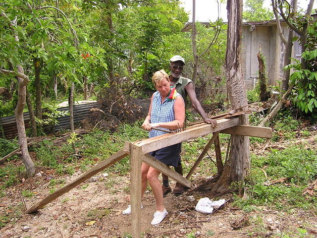 TLC learning how to bend rebar