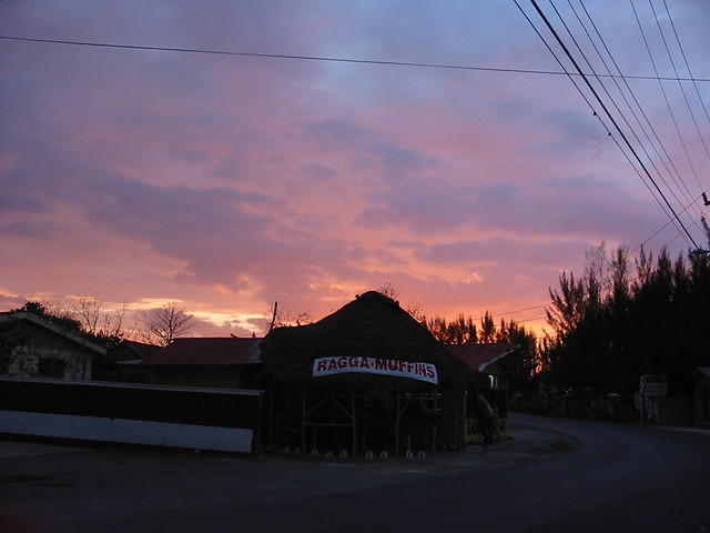 Sunset lookig from EZ over Raggamuffins