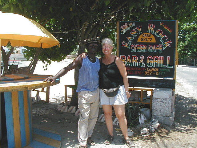 Old friends visiting