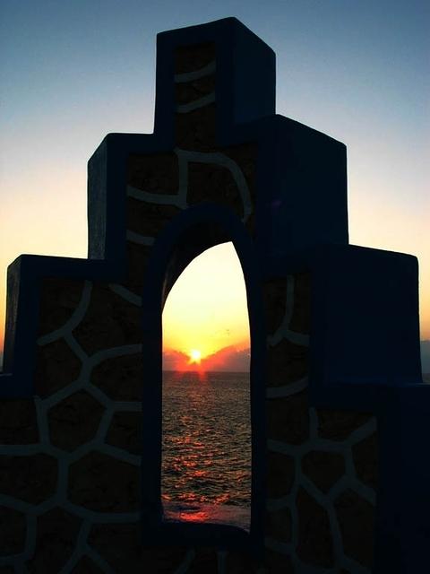 Sunset from tower top