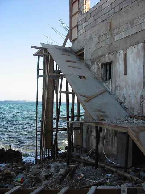 Stairs to William's accomodation