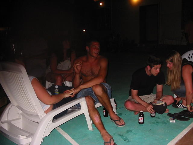 It was a 'sit where you can' night