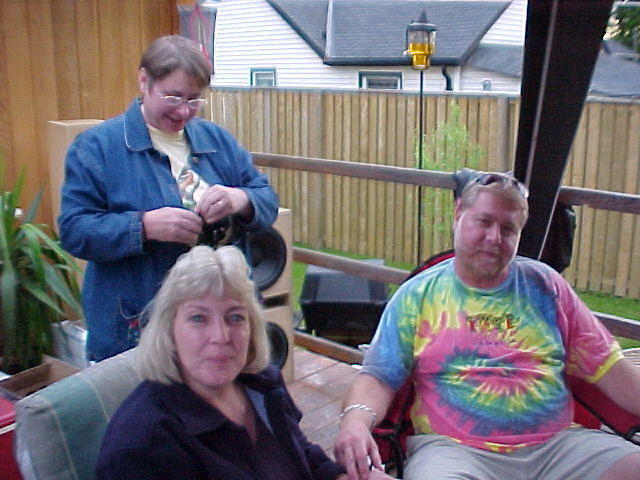 BIRDLADY with MARE AND RED