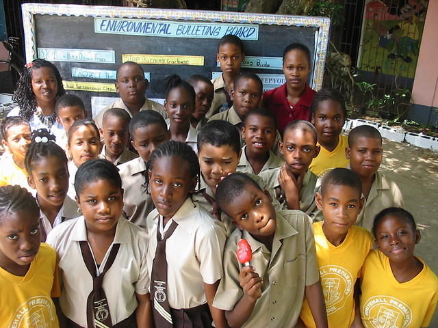 Grade 5 fully involved in Negril's Environmental day