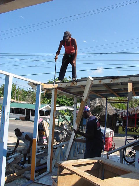 Dino, Kelly & Roy really enjoyed the demolition