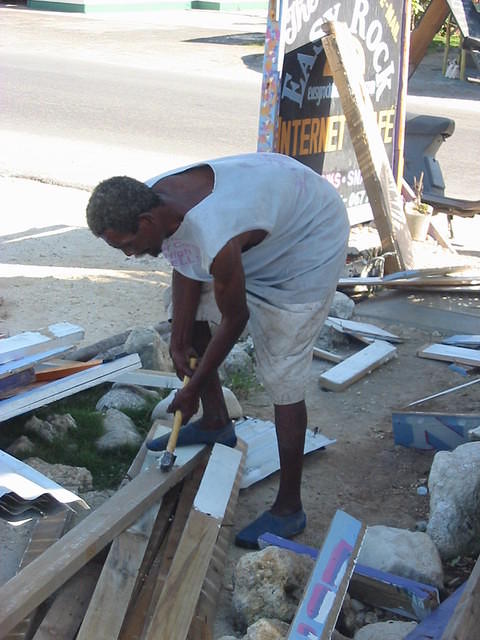 Roy gets to grips with all those nails