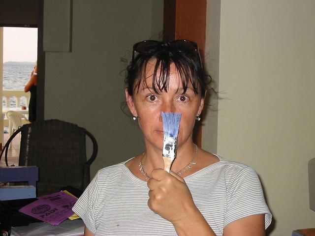 Selina who just loves to paint