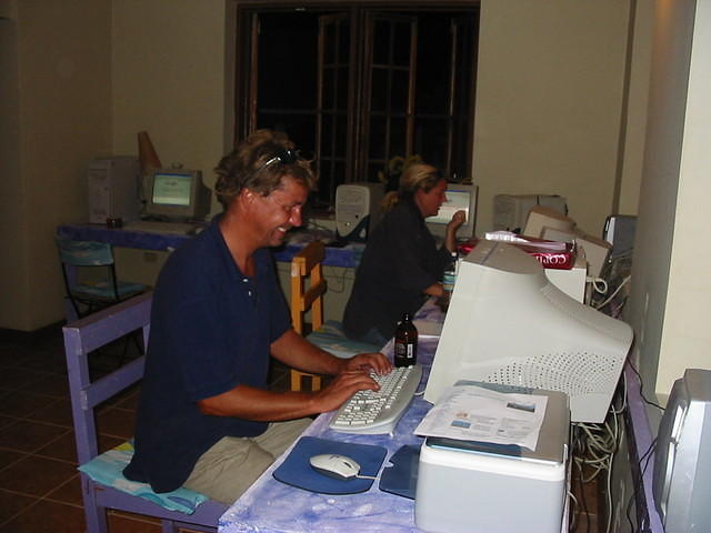 And of course this is what it is all about customers getting on line ..this was our friends & customers logging on for the f