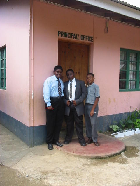 Grade 6 Mr Sutherland (Chips) is Principal for the day