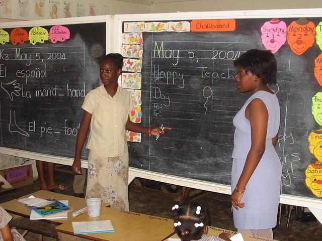 Philippa & Sheryl are in charge of Kindergarten 3 today