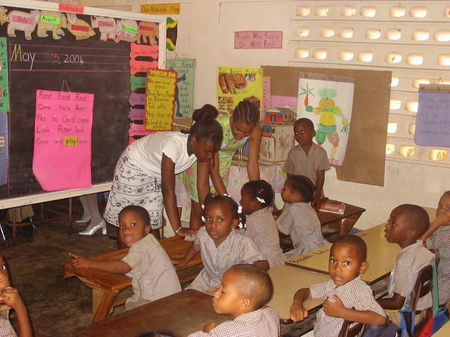 Kindergarten 2 are taught by Ashley & obviously enjoying the experience very much