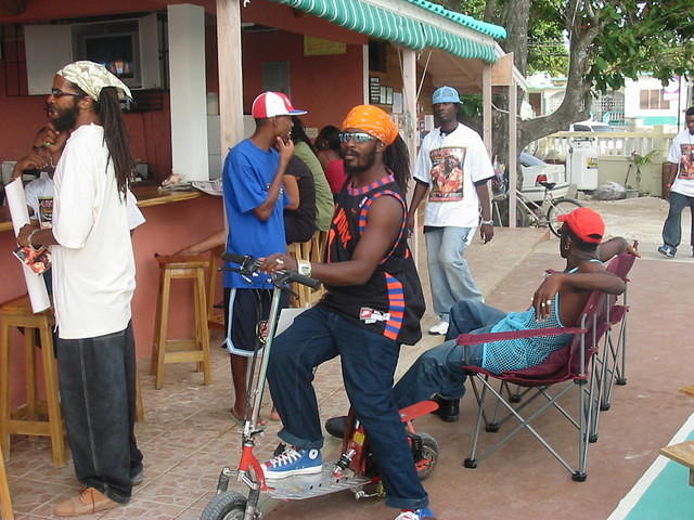 And lots of friends from Negril all came in the hail Anthony up!