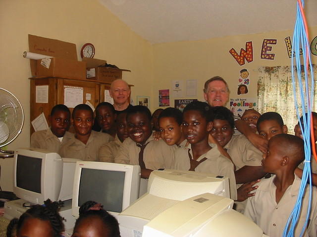 Many others sent computer parts, software & school supplies to make this project work as they saw it as having an important