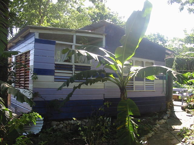 The verandah converted into another room, lots of shutters give us plenty of light