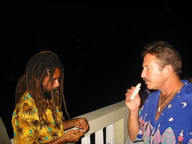 Bully Wrinkle (of Bully Wrinkle Fish & Chips from across the road)& Nagc Man