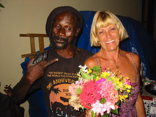 Drawman always brings me flowers - big up Drawman