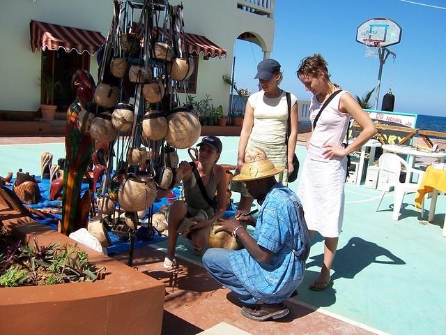 This carver had some amazing stuff, one of his best sellers that day was his carved Red Stripe Bottles