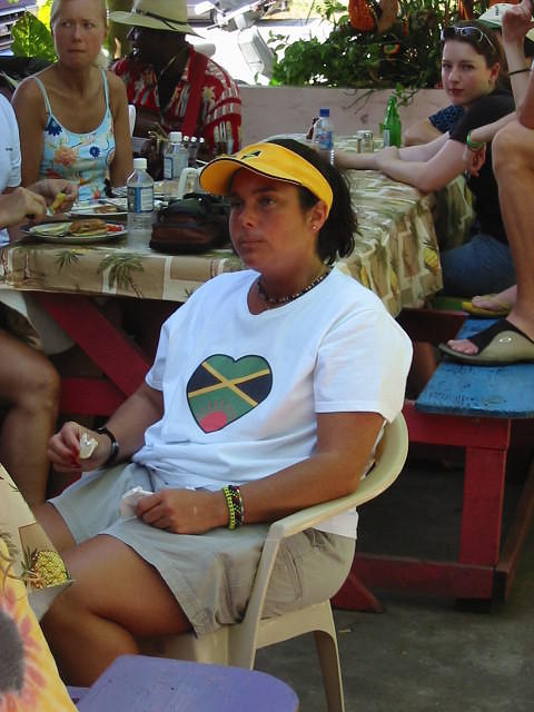 This lady loves Jamaica & Selina's ah true!