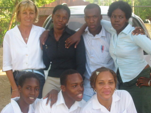 Teacher in on the act