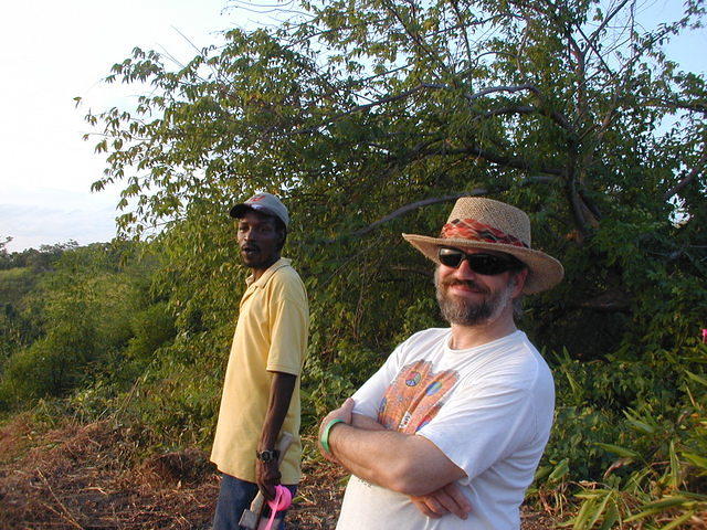 Larry & Garnet on the hill