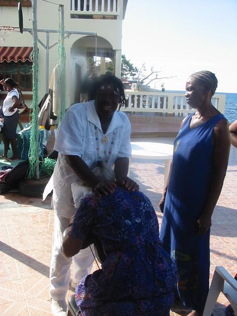 Beverley's massage servives were really popular!