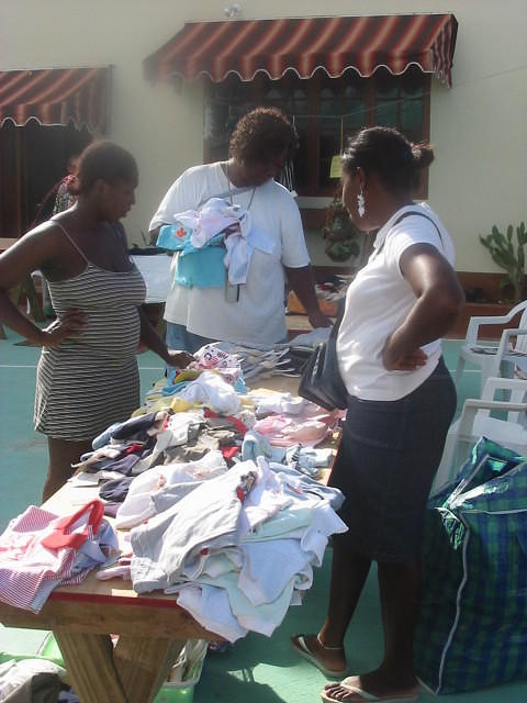 Debbie brought some lovely children's clothes