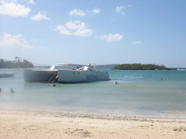 And a little island off shore you can chill out on too