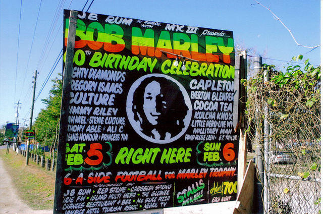 Bob Marley Sign