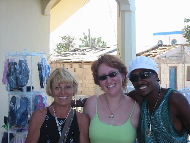 Kaye from Jamaican Journeys with Easy Rock Sue & 22 Pac (aka Rickey)