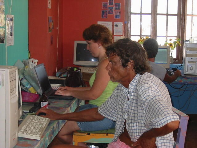 And the emailing goes on inside Easy Rock all day