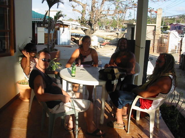 Biggs' hold an 'after party' on Easy Rock's front terrace