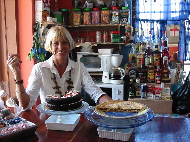Easy Rock Sue with her Home Made Cakes & Pies