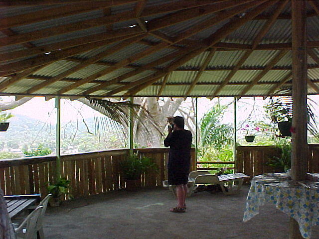 Ross in the dining area!