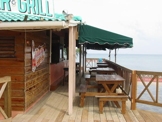 Some new canopies added recently to the deck to enable guests to eat & drink in the shade