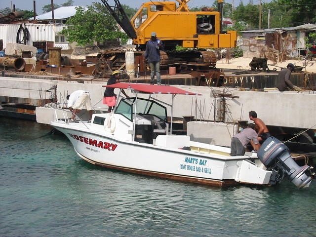 William checks out his boat, part of his dream already in motion! Well Done 'King' William!