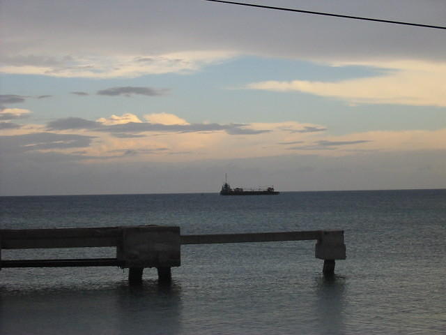Wednesday 15th June 2005 7am the Devlin is towed out to sea by a tug from Kingston (this shot was taken at 9am)