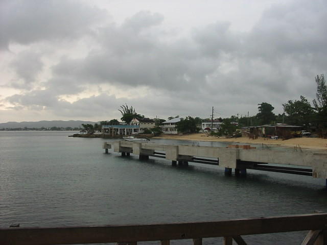 The Dock with the Yacht Club in the distance taken from Mary's Bay