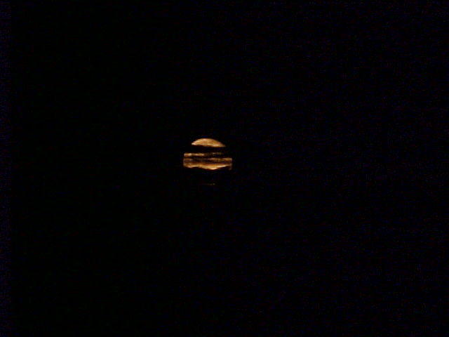 Moon over Lake Superior