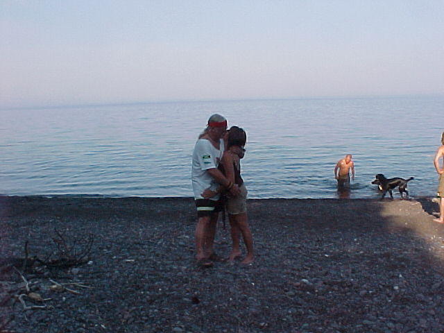 Misty and Pirate in Duluth