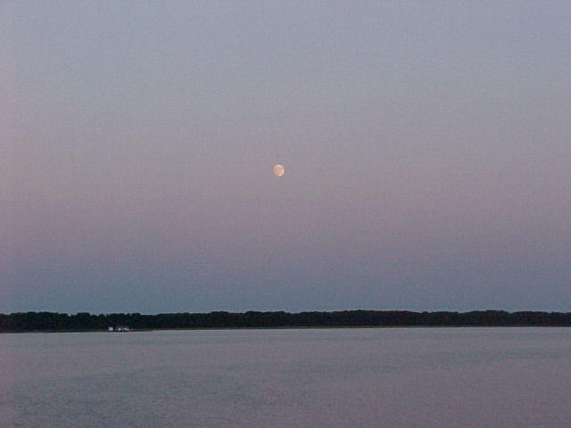 Moon over Chincoteague
