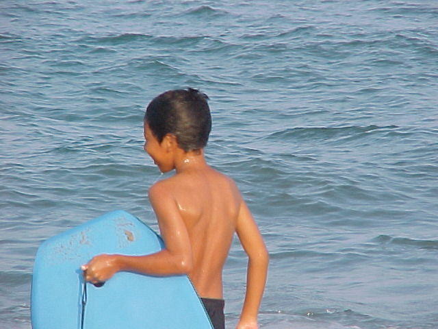 Swimming in Chincoteague
