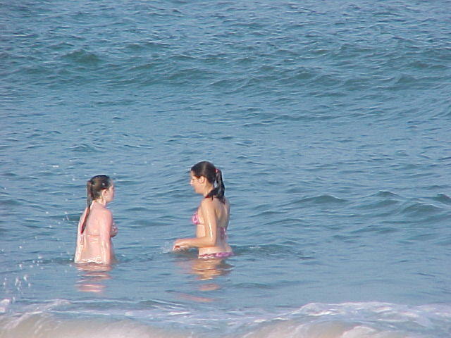Swimming in Chincoteague