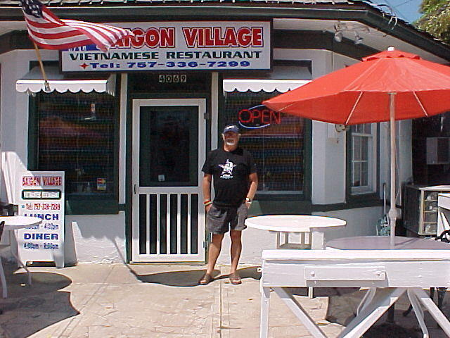 Pirate on the Main Street in Chincoteague