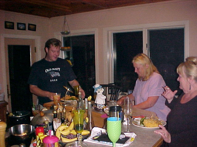 Shrimp, beef, chicken,green beans