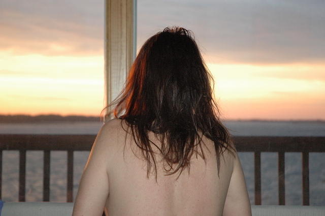 Final Sunrise, Dec. 31st, 2005 with Misty